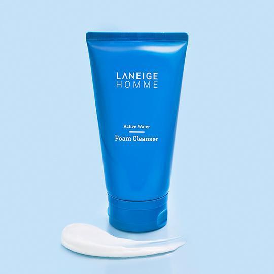 [Laneige] Homme Active Water Foam Cleanser 150ml-foam cleanser-Laneige-150ml-Luxiface