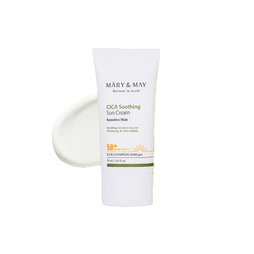 [MARY&MAY] CICA Soothing Sun Cream SPF50+ PA++++ - 50ml