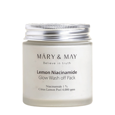 [MARY&MAY] Lemon Niacinamide Glow Wash Off Pack 125g-Luxiface.com