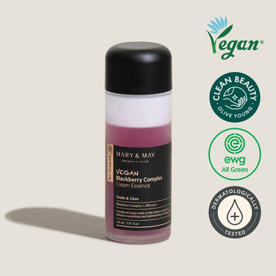 [MARY&MAY] Vegan Blackberry Complex Cream Essence -140ml-MARY&MAY-Luxiface