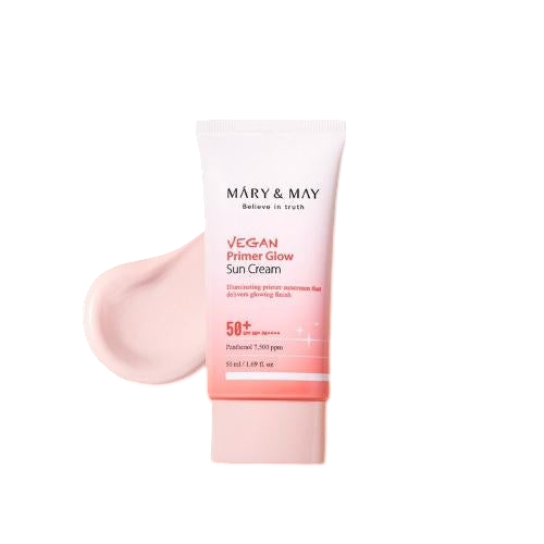 [MARY&MAY] Vegan Primer Glow Sun Cream SPF50+ PA++++ 50ml-Luxiface.com