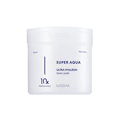 [MISSHA] Super Aqua Ultra Hyalron Toner Pads 180g/ 90pcs