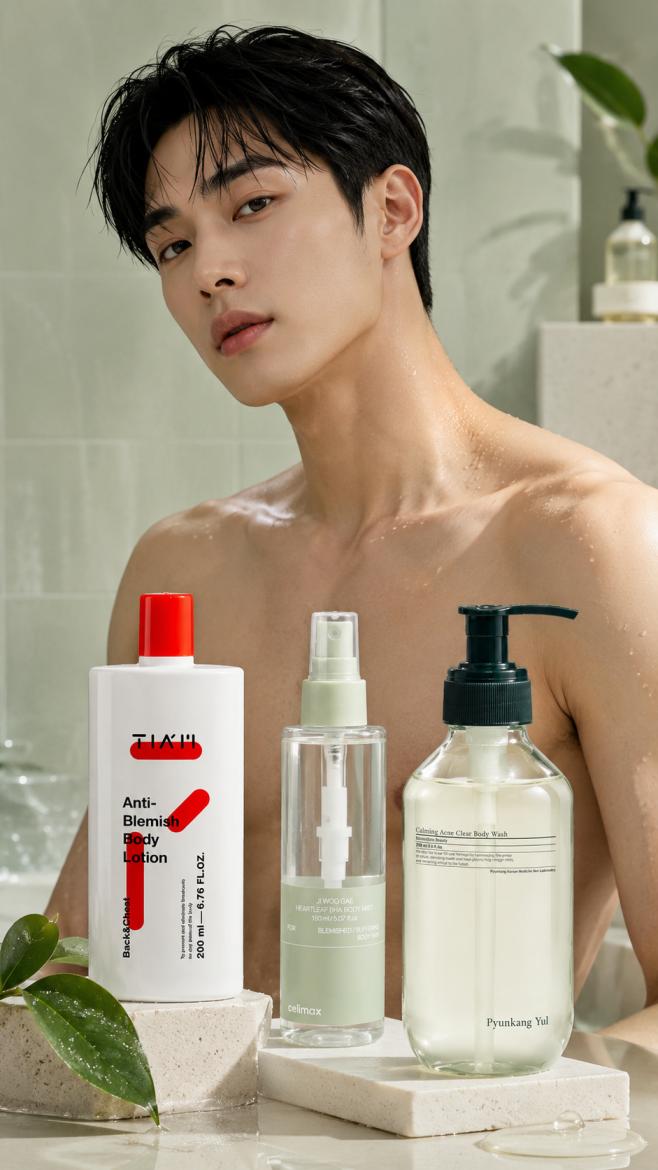 Men’s Back & Chest Acne Body Care Routine