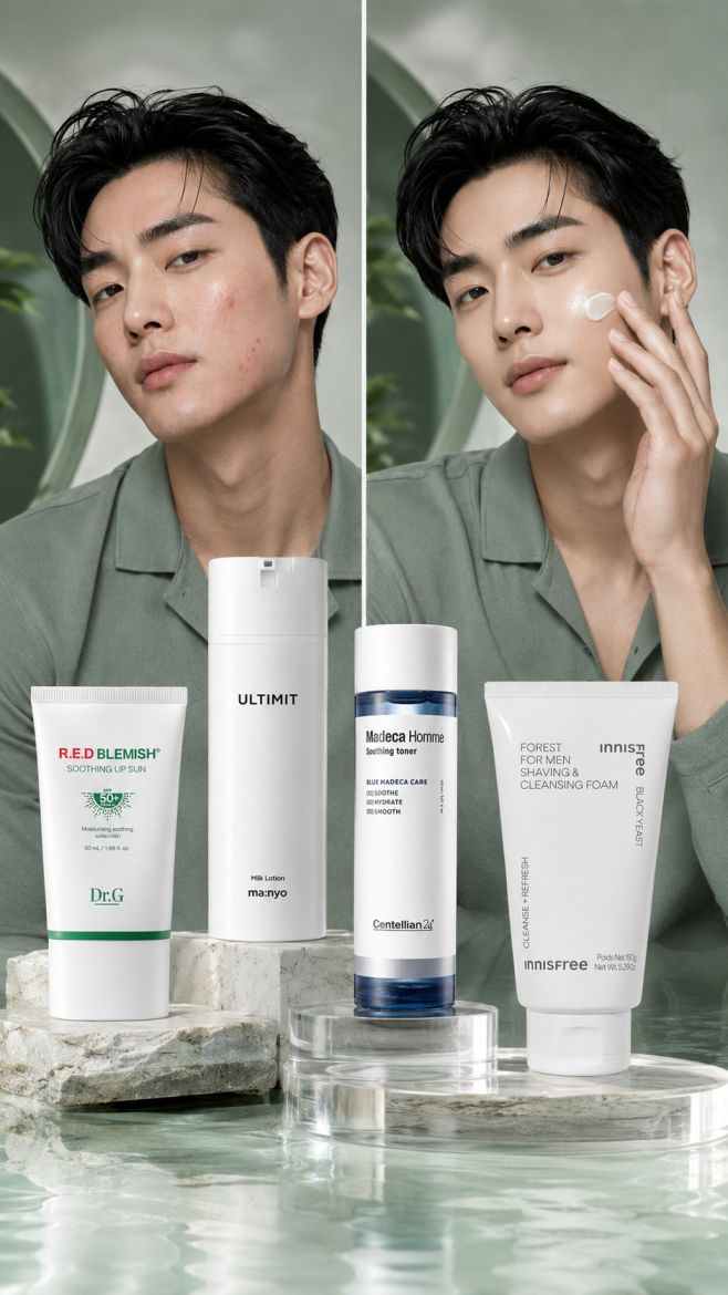 Men’s Post-Shave Redness Soothing Routine image 2