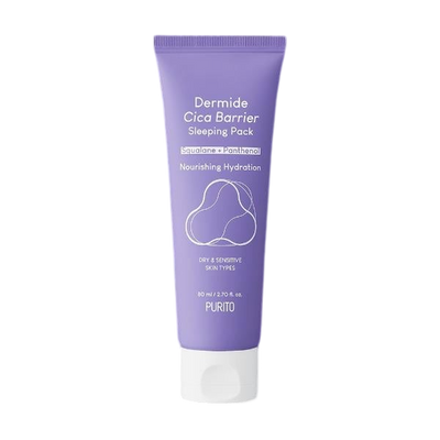 [PURITO] Dermide Cica Barrier Sleeping Pack 80ml-Luxiface.com