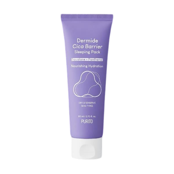 [PURITO] Dermide Cica Barrier Sleeping Pack 80ml-Luxiface.com