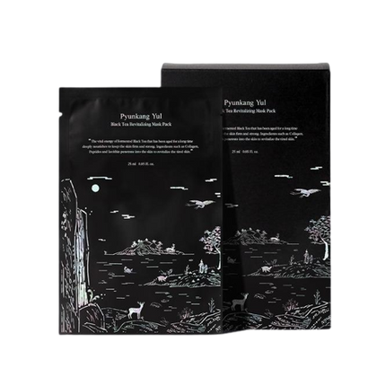 [PyunkangYul] Black Tea Revitalizing Mask Pack Set 25ml x 10 pcs