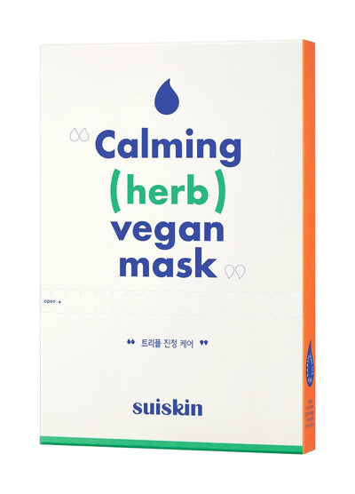 [SUISKIN] Calming (herb) Vegan Mask box-Luxiface