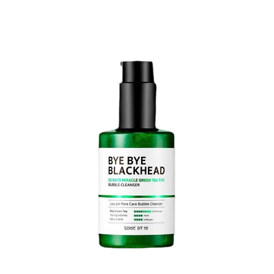 [Some By Mi] Bye Bye Blackhead 30 Days Miracle Green Tea Tox Bubble Cleanser 120g-cleanser-Luxiface.com