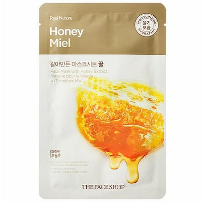 [The face shop] Real Nature Mask Sheet Honey X 10pc-Mask-Thefaceshop-10pc-Luxiface