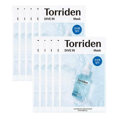 [Torriden] DIVE IN Low Molecular Hyaluronic Acid Mask Sheet 10ea-Luxiface.com