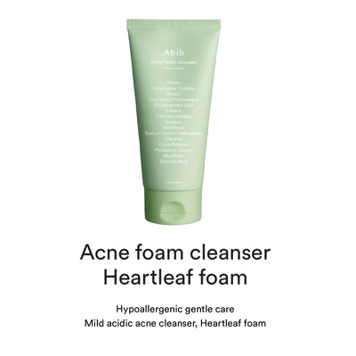 [Abib] Acne foam cleanser Heartleaf foam - 150ml-abib-Luxiface