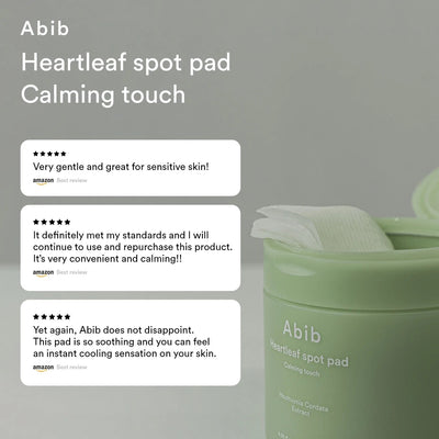 [Abib] Heartleaf spot pad Calming touch - 150ml. 80 pads-abib-Luxiface