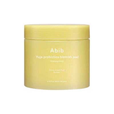 [Abib] Yuja probiotics blemish pad Vitalizing touch - 140ml. 60 pads-Luxiface.com