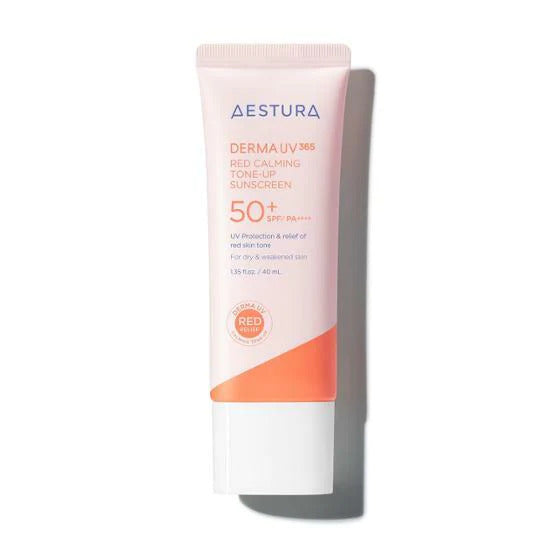 [aestura] Derma UV365 Red Calming Tone-Up Sunscreen 40ml-Luxiface.com