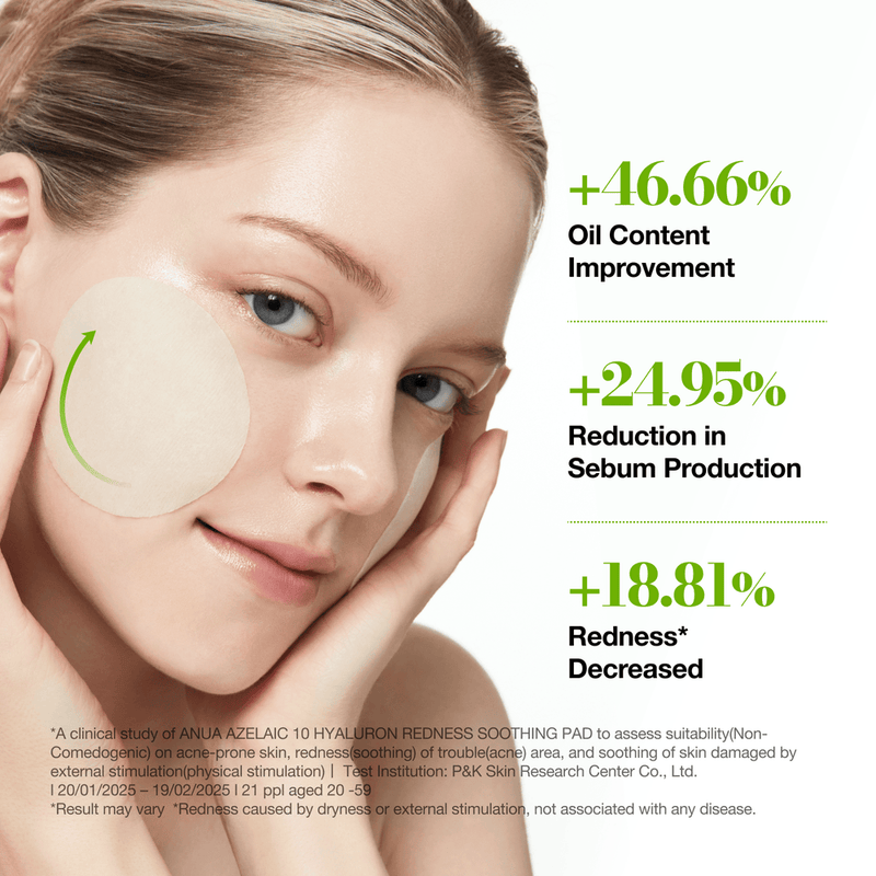 [Anua] Azelaic 10 Hyaluron Redness Soothing Pad 230ml 90ea-Luxiface.com