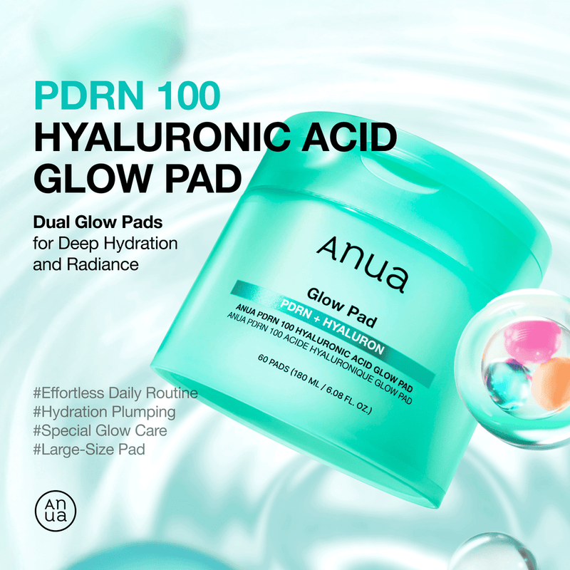 [anua] PDRN 100 Hyaluronic Acid Glow Pad 180ml 60ea-Luxiface.com