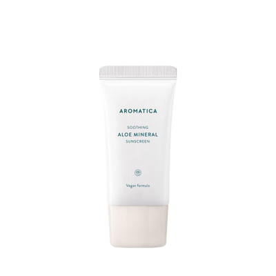 [Aromatica] Soothing Aloe Mineral Sunscreen SPF50+/PA++++ 50g-Sunscreen-Luxiface.com