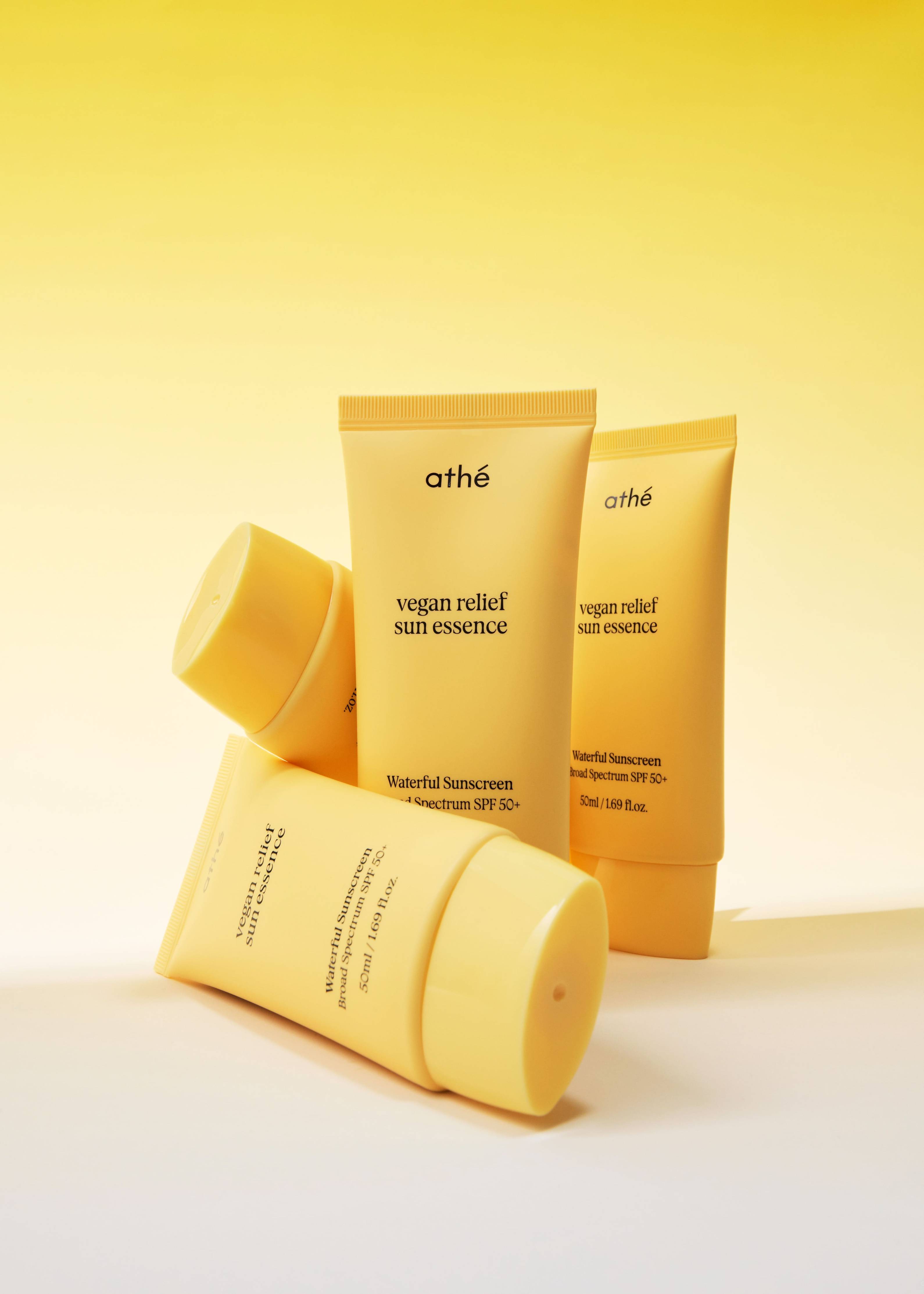 [athé] Vegan Relief Sun Essence SPF50+ PA++++ 50ml (OTC) image 4