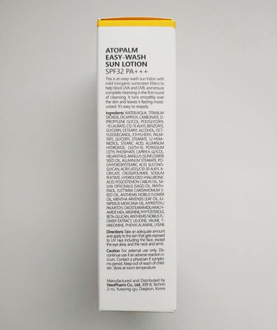 [ATOPALM] Easy-Wash Sun Lotion SPF32 PA+++ 60ml-Luxiface.com