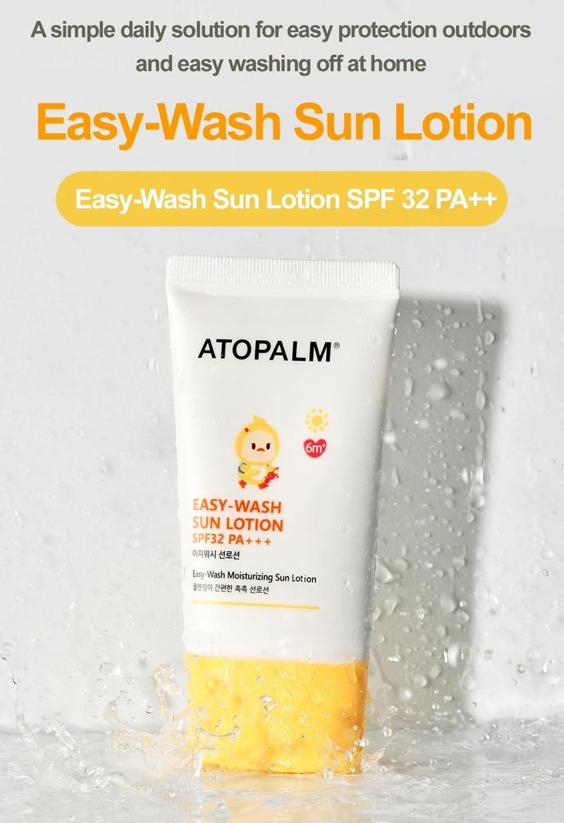 [ATOPALM] Easy-Wash Sun Lotion SPF32 PA+++ 60ml-Luxiface.com