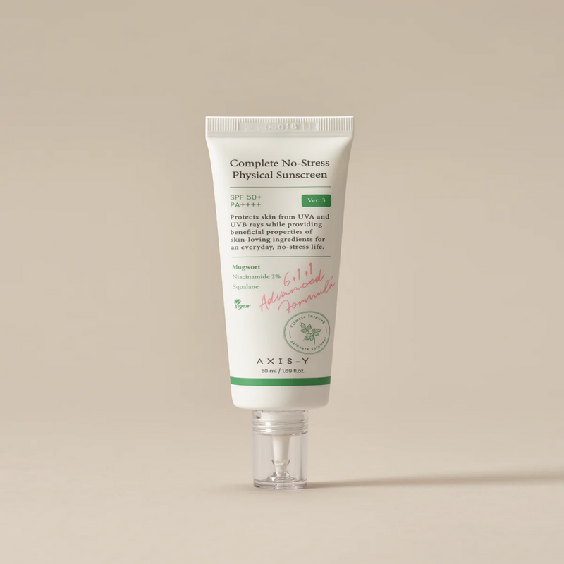 [AXIS-Y] Complete No-Stress Physical Sunscreen 50ml-Luxiface.com