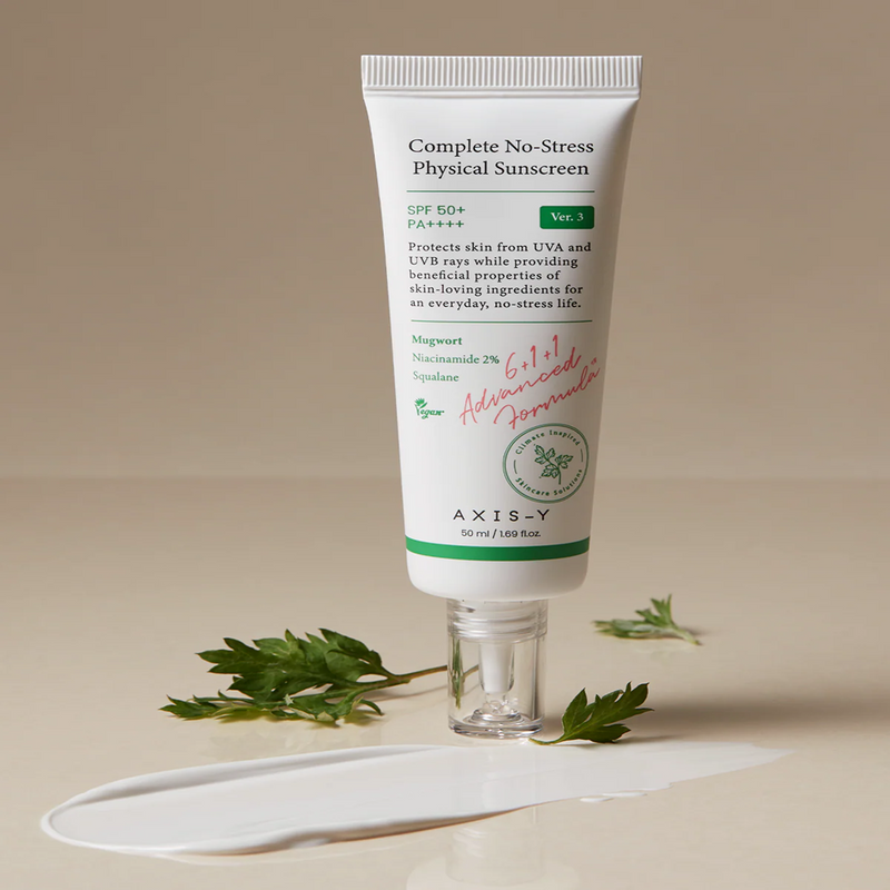 [AXIS-Y] Complete No-Stress Physical Sunscreen 50ml-Luxiface.com