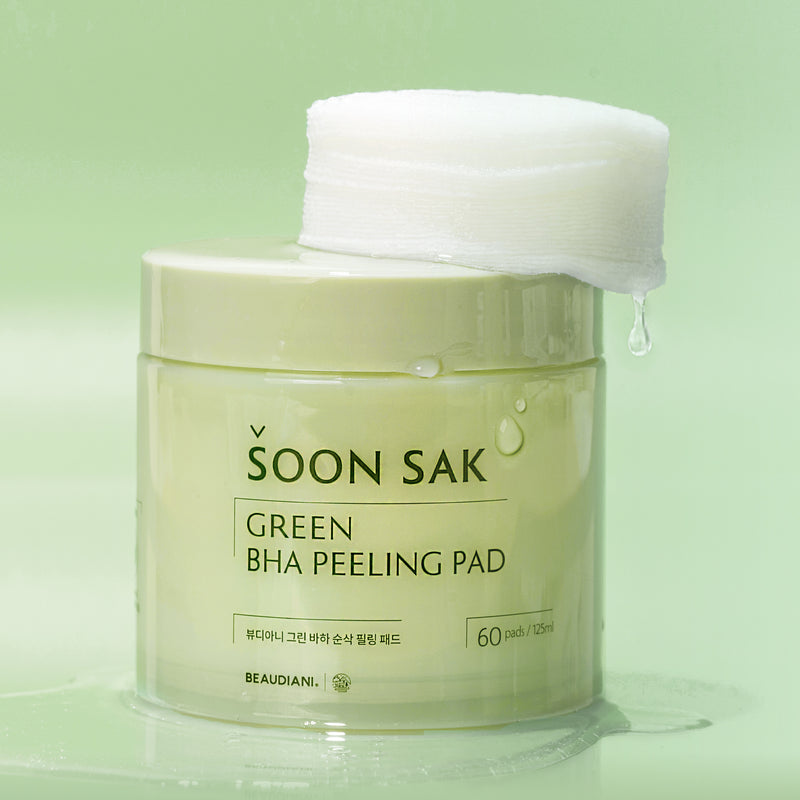 [Beaudiani] Green BHA Soon Sak Peeling Pad 60ea-Luxiface.com