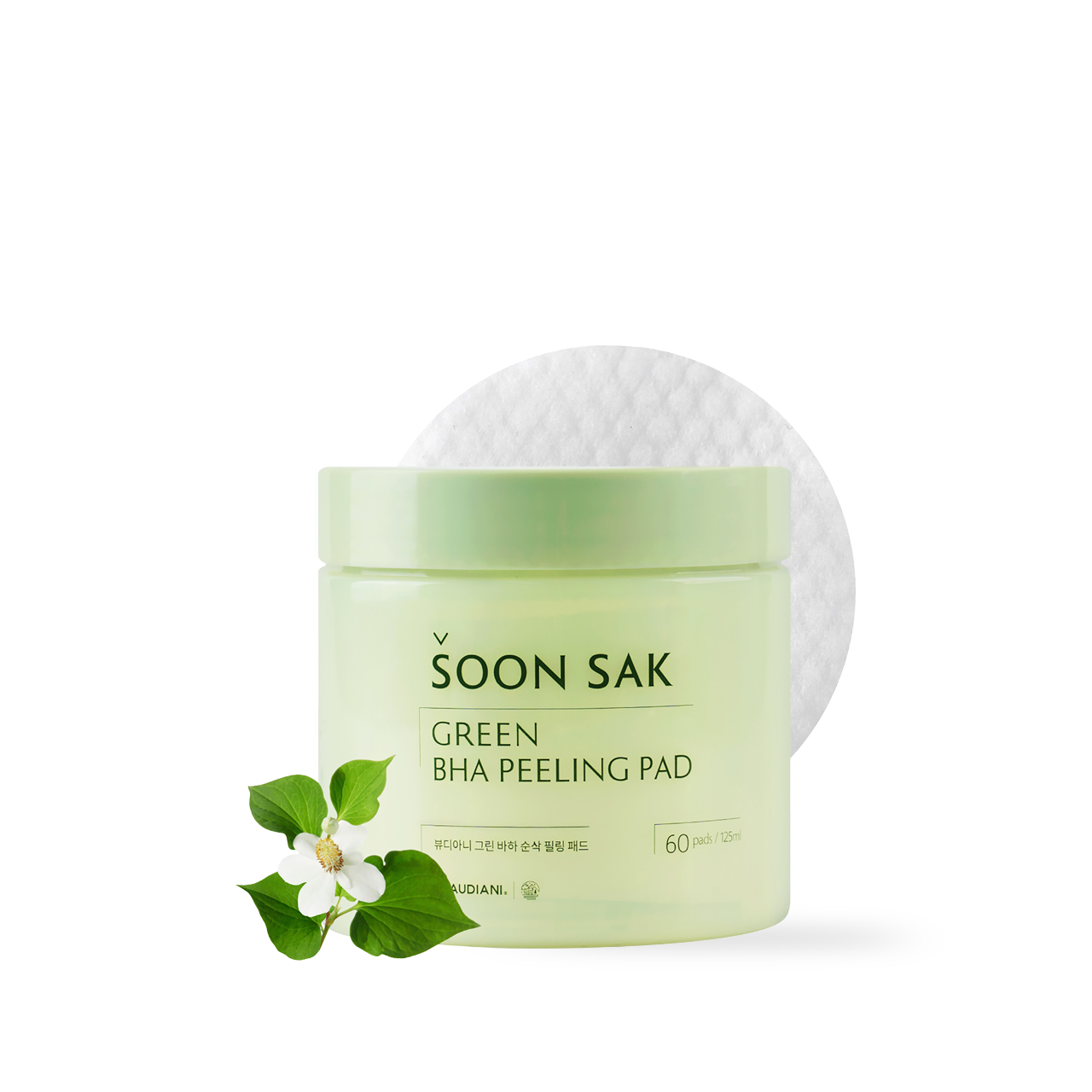 [Beaudiani] Green BHA Soon Sak Peeling Pad 60ea-Luxiface.com