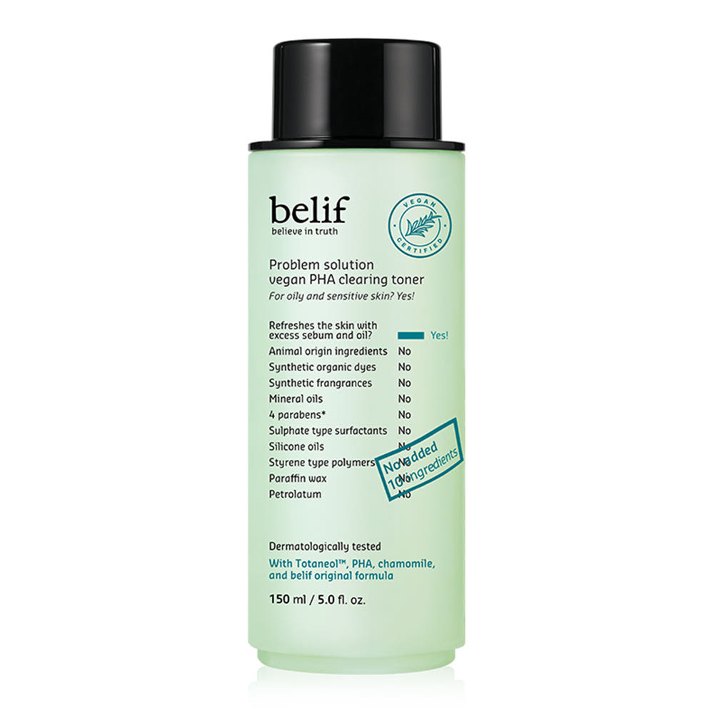 [Belif] Problem Solution Vegan PHA Clearing Toner 150ml-Luxiface.com