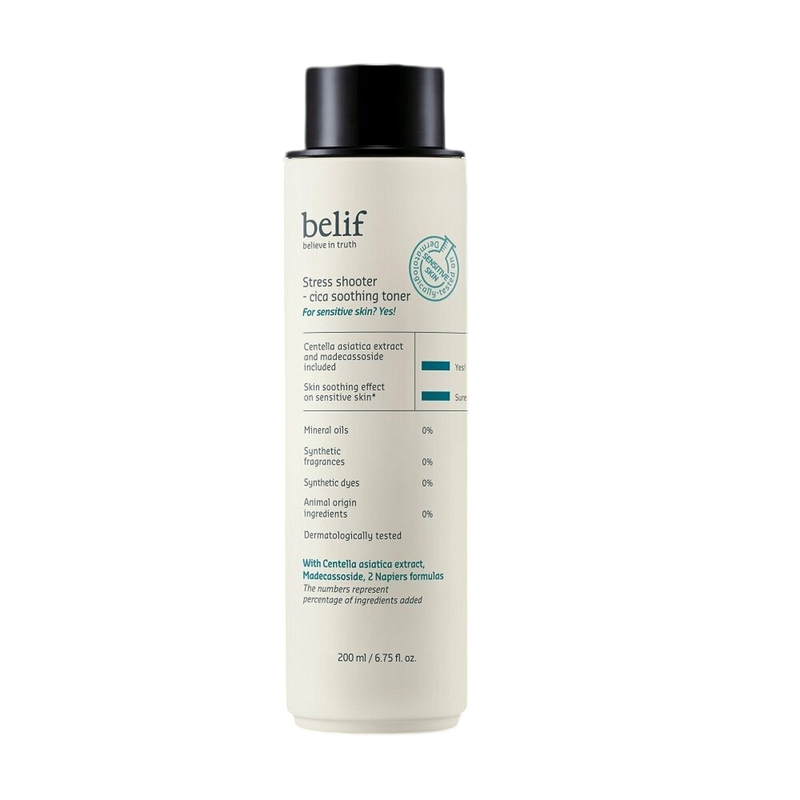 [Belif] Stress shooter - cica soothing toner 200 ml-Toner-Luxiface.com