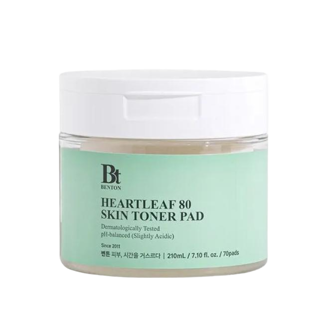 [benton] Heartleaf 80 Skin Toner Pad 210g / 70pcs image 1