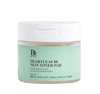 [benton] Heartleaf 80 Skin Toner Pad 210g / 70pcs-Luxiface.com