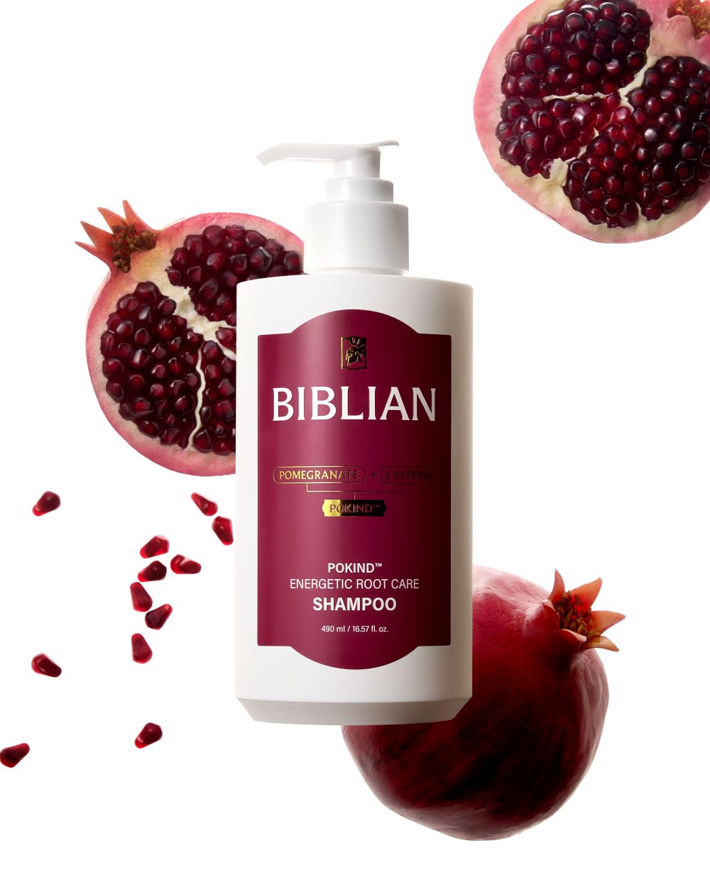 [BIBLIAN] Pokind  Energetic Root Care Shampoo 490ml image 3