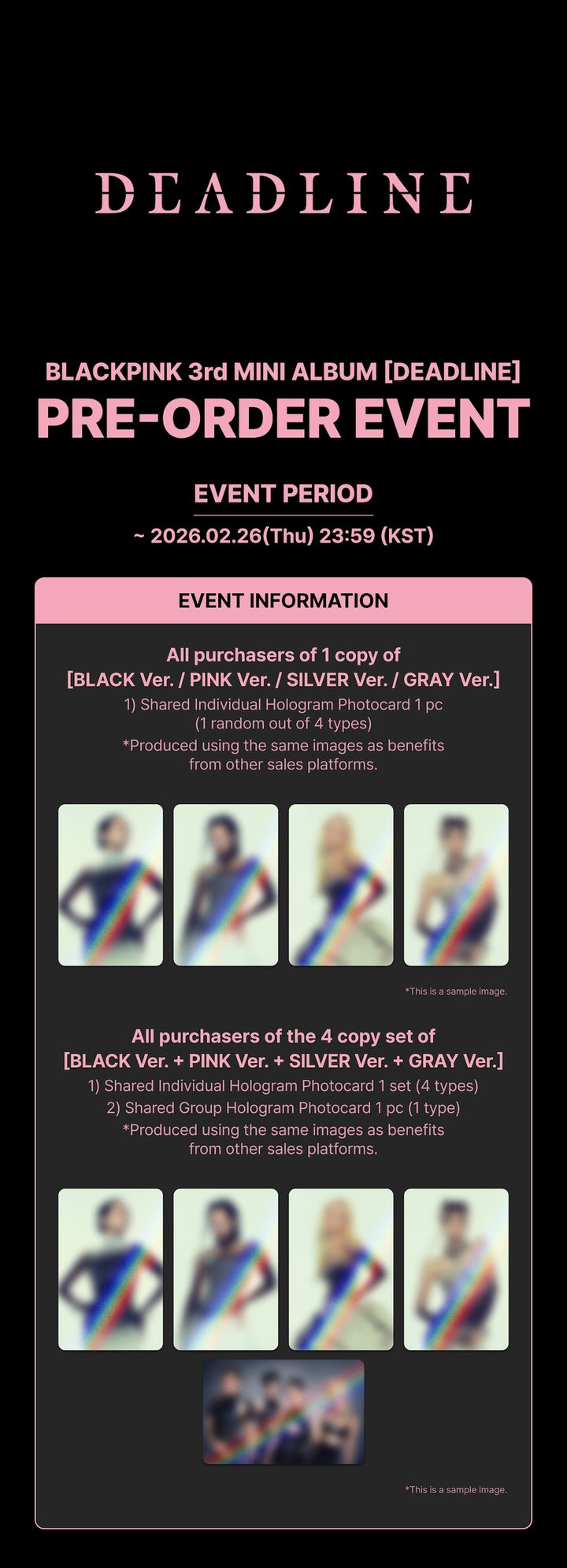 BLACKPINK] BLACKPINK 3rd MINI ALBUM [DEADLINE] SILVER Ver. - JISOO