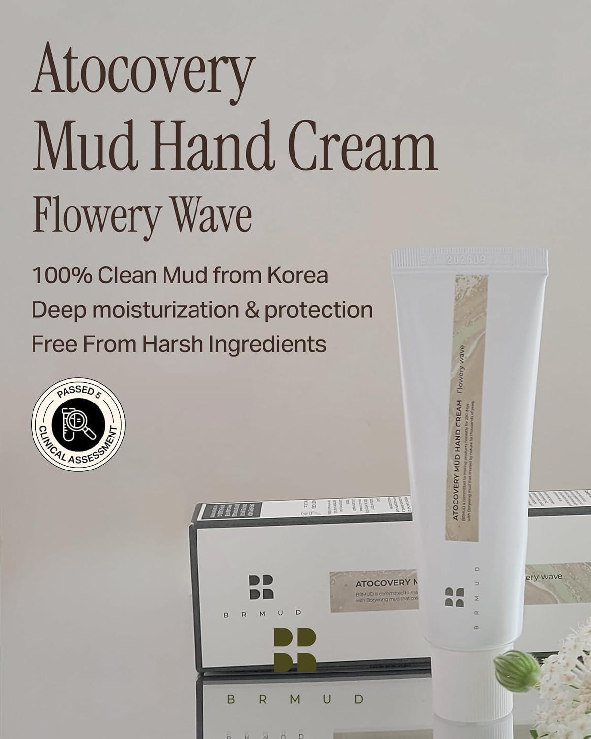 [BRMUD] Atocovery Mud Hand Cream (Flowery Wave) 50ml-Luxiface.com