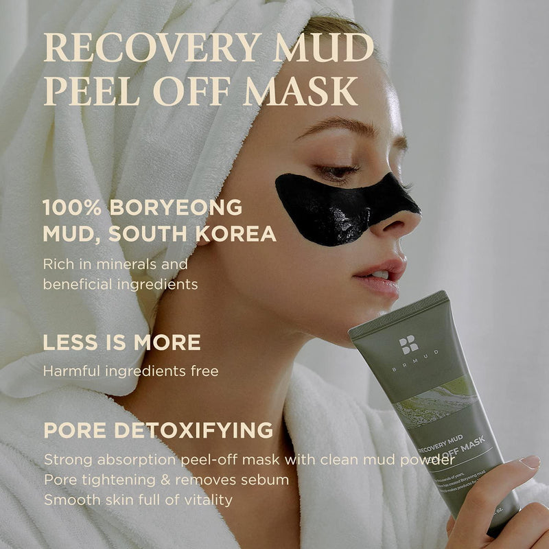 [BRMUD] Recovery Mud Peel Off Mask 110ml-Luxiface.com