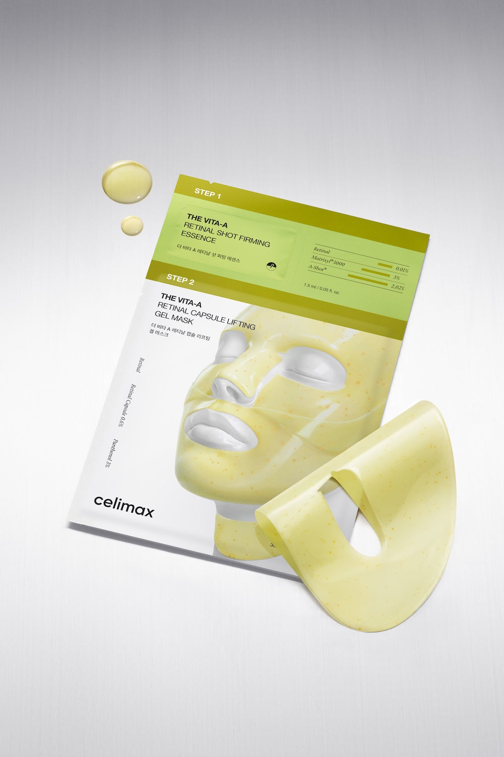 [celimax] The Vita-A Retinal Shot Tightening 2-Step Gel Mask 4ea image 4