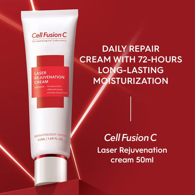 [CELL FUSION C] Laser Rejuvenation Cream | Day and Night Repair Cream for Damaged Skin - 50ml-CELL FUSION C-Luxiface