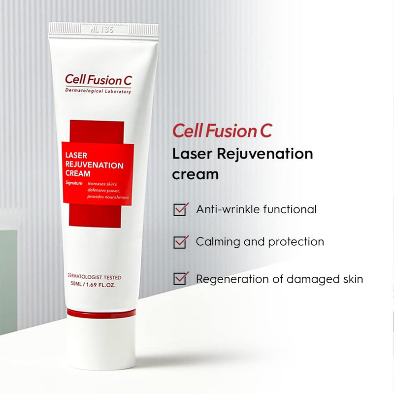 [CELL FUSION C] Laser Rejuvenation Cream | Day and Night Repair Cream for Damaged Skin - 50ml-CELL FUSION C-Luxiface