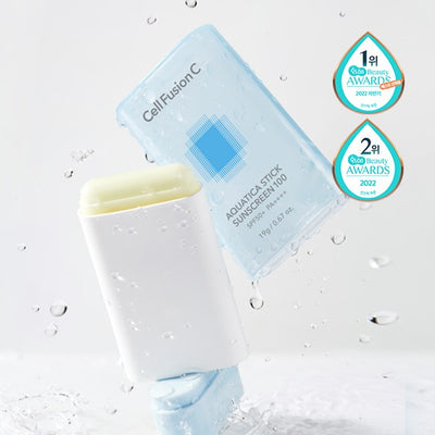 [CellFusionC] Aquatica Stick Sunscreen 100 SPF50+/PA++++ 19g-Luxiface.com