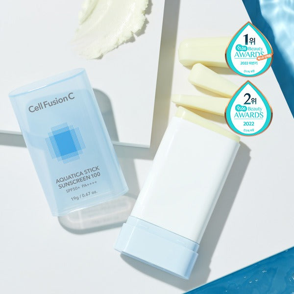 [CellFusionC] Aquatica Stick Sunscreen 100 SPF50+/PA++++ 19g-Luxiface.com