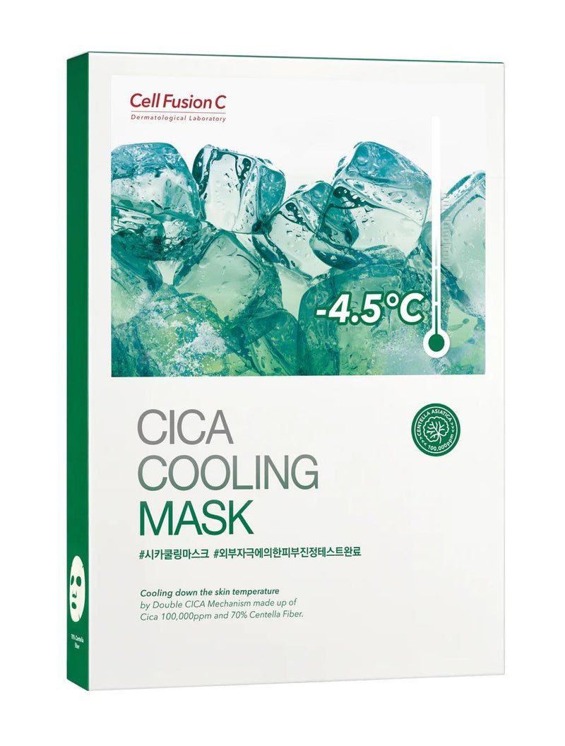[CellFusionC] Cica Cooling Mask - 5 sheets-Luxiface.com