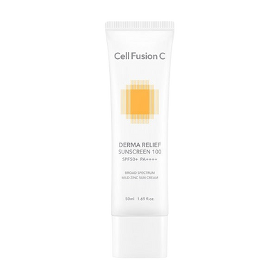 [CellFusionC] Derma Relief Sunscreen 100 SPF50+/PA++++ 50ml-Luxiface.com