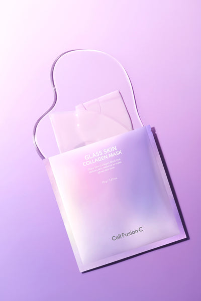 [CellFusionC] Glass Skin Collagen Mask 35g*5ea-Luxiface.com