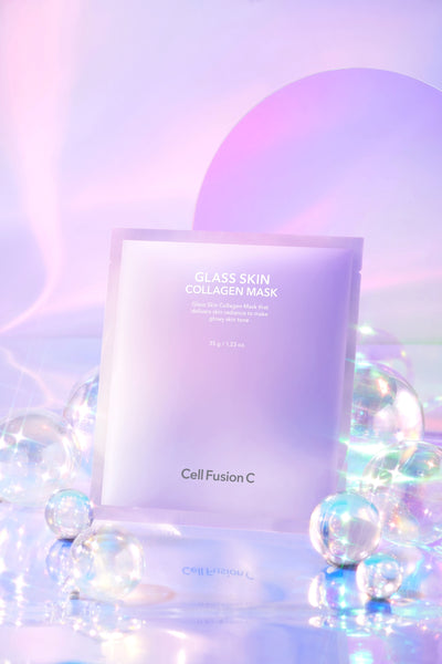 [CellFusionC] Glass Skin Collagen Mask 35g*5ea-Luxiface.com