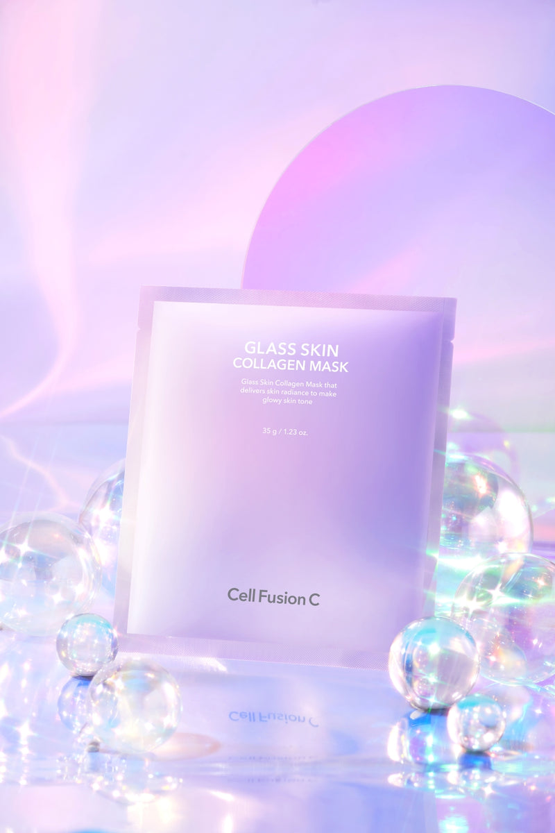 [CellFusionC] Glass Skin Collagen Mask 35g*5ea-Luxiface.com