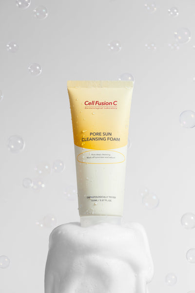 [CellfusionC] Pore Sun Cleansing Foam - 150ml-Luxiface.com
