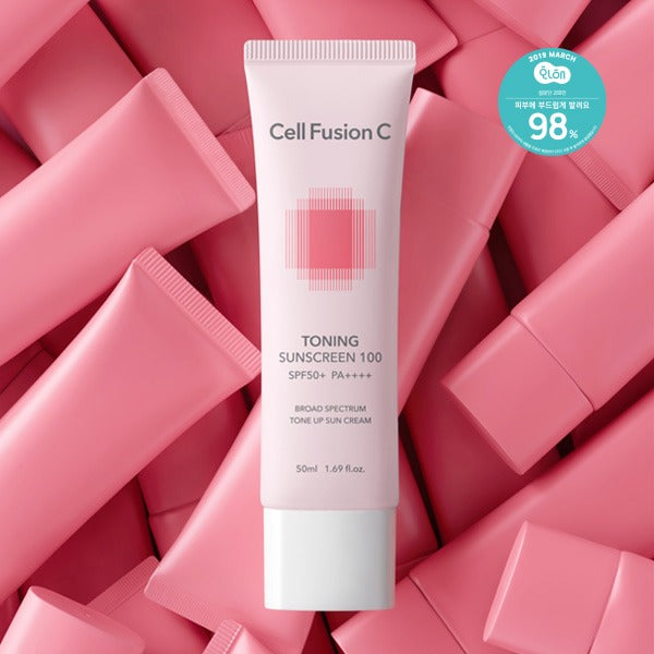 [CellFusionC] Toning Sunscreen 100 SPF50+/PA++++ 50ml-Luxiface.com