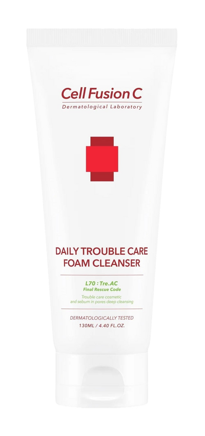 [CellFusionC] TRE.AC Daily Trouble Care Foam Cleanser - 130ml-Luxiface.com